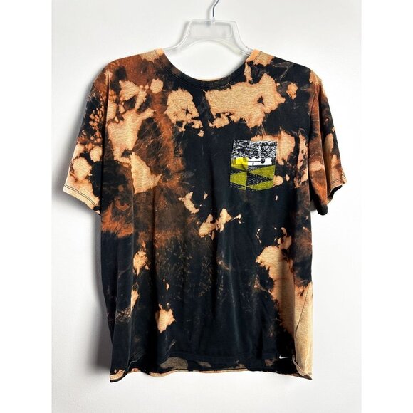 Nike Tie Dye Crewneck Pocket T Shirt Graphic Athletic Cut Dri-fit XXL - Picture 1 of 7